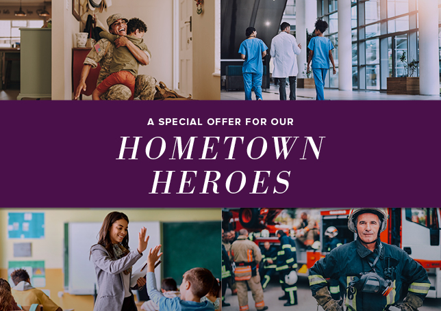 A collage of people.