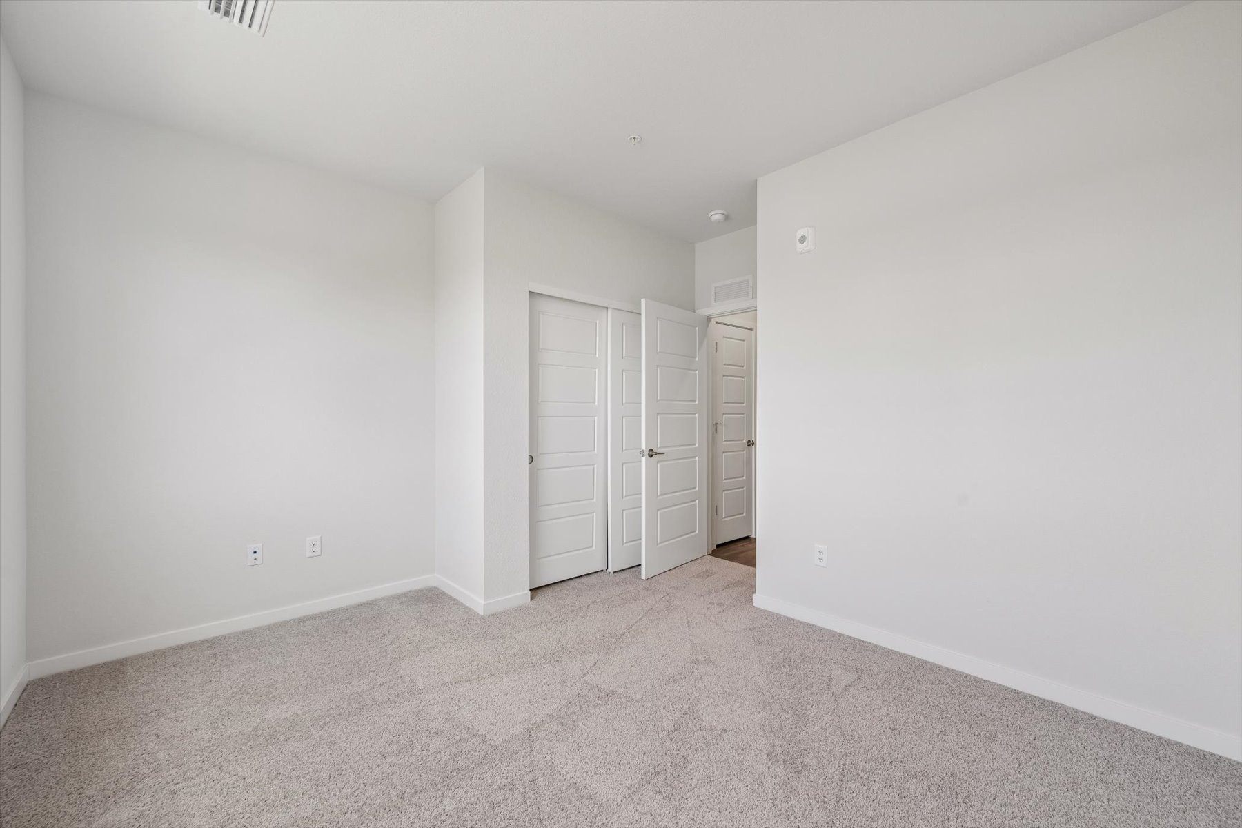 A room with white walls.