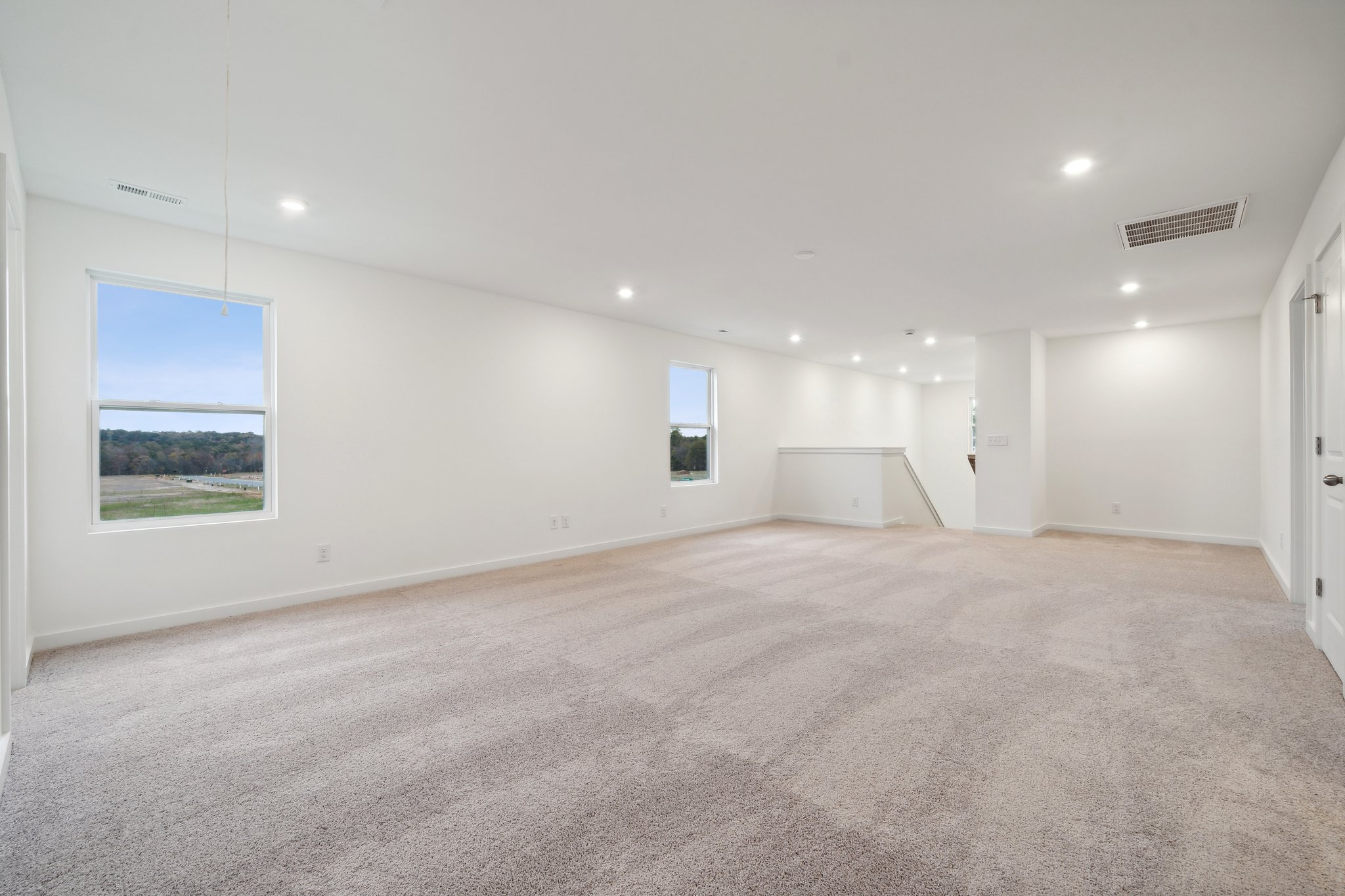 A large empty room.
