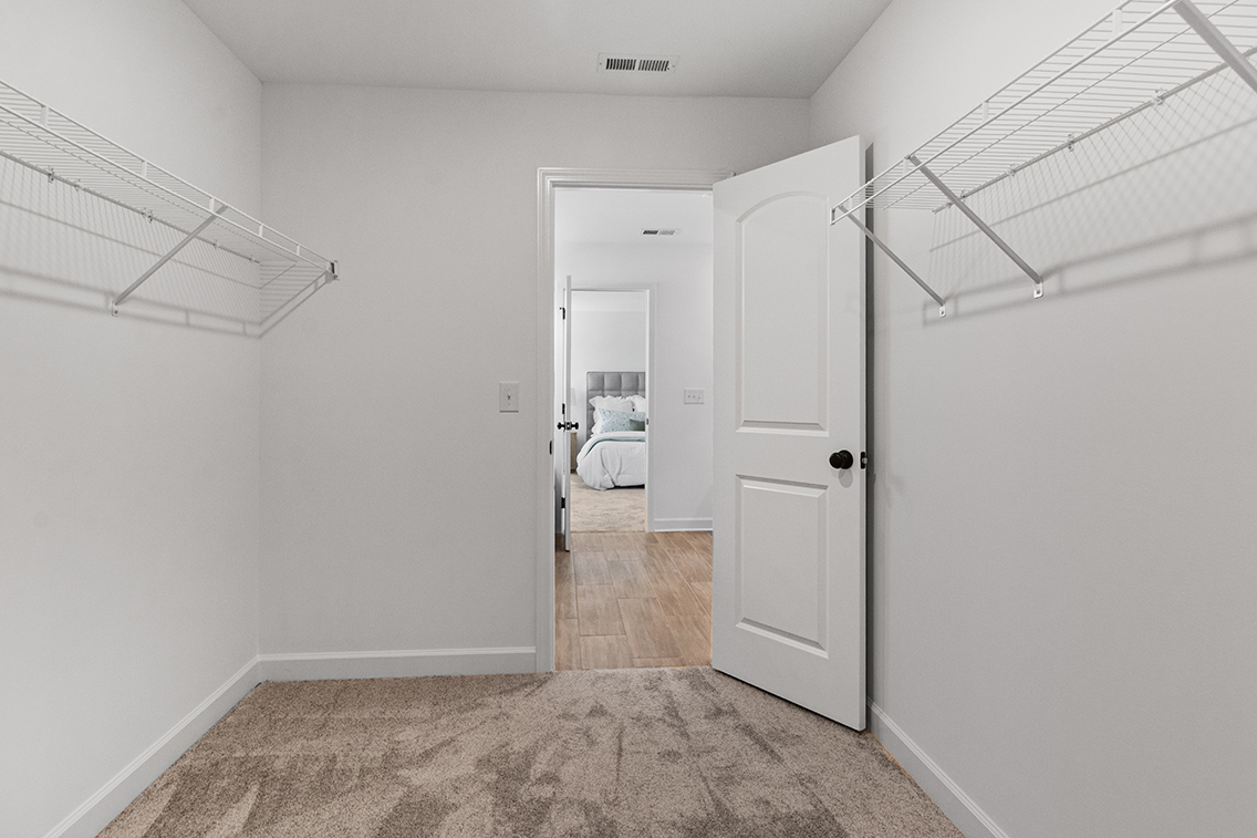 A room with white walls.