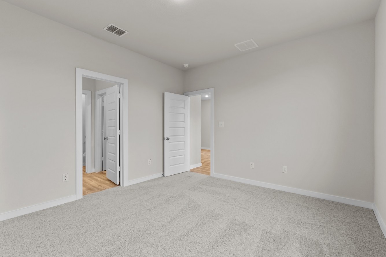 A room with white walls.