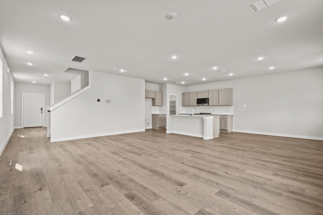 A large empty room.