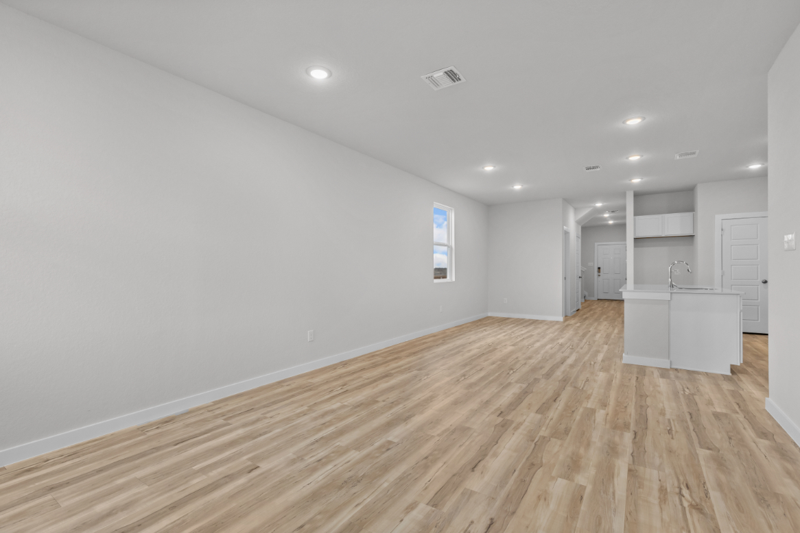 A room with white walls.